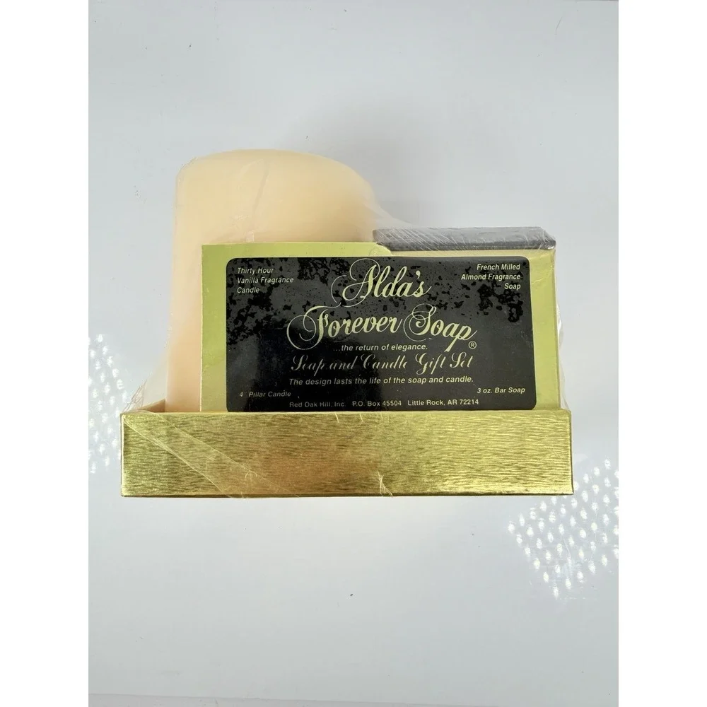 Vtg Jockey/Horse Gift Set - Candle And Soap New Sealed ALDA'S Forever Soap